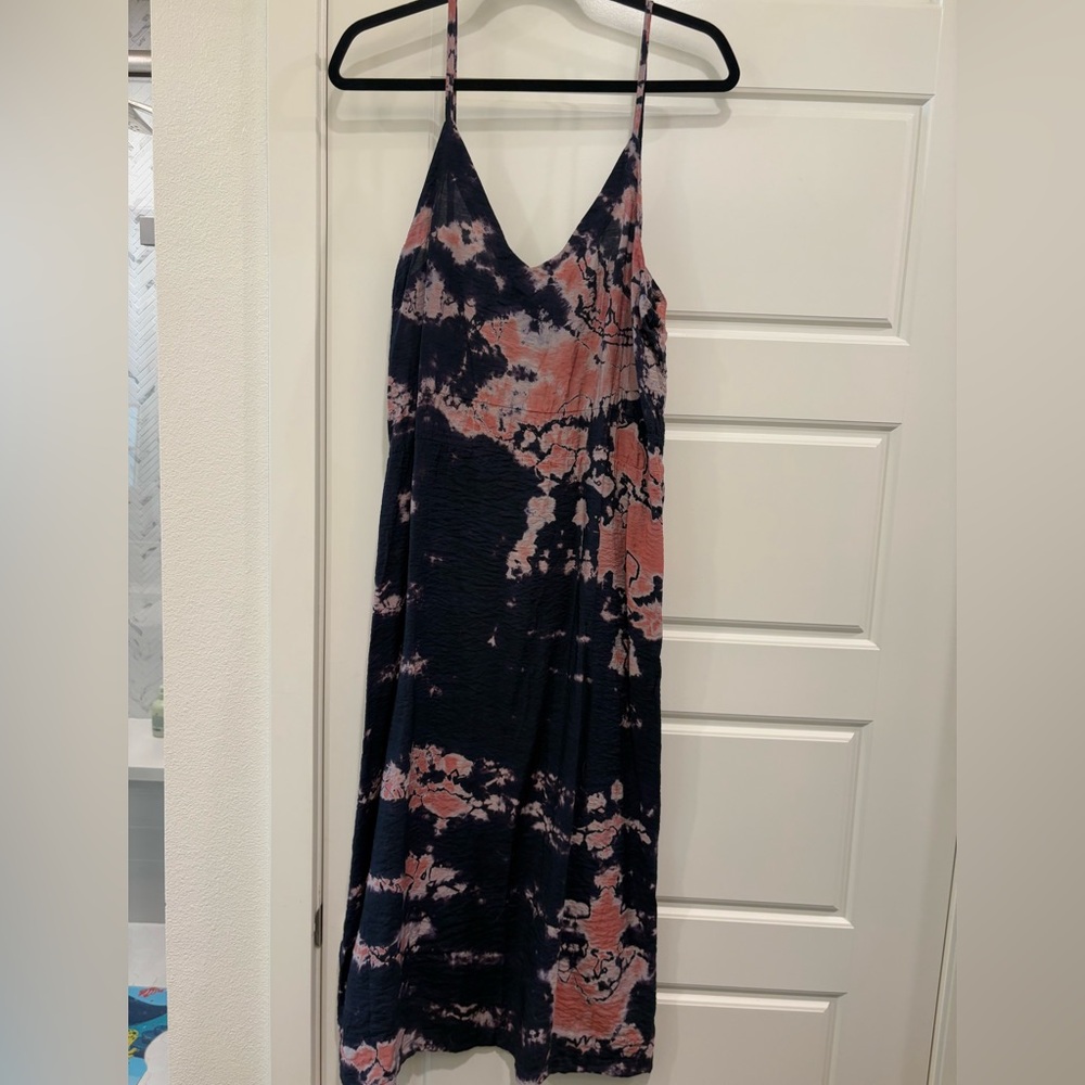 EUC Arthopologie LACAUSA Tie dye Slip Dress Sz L